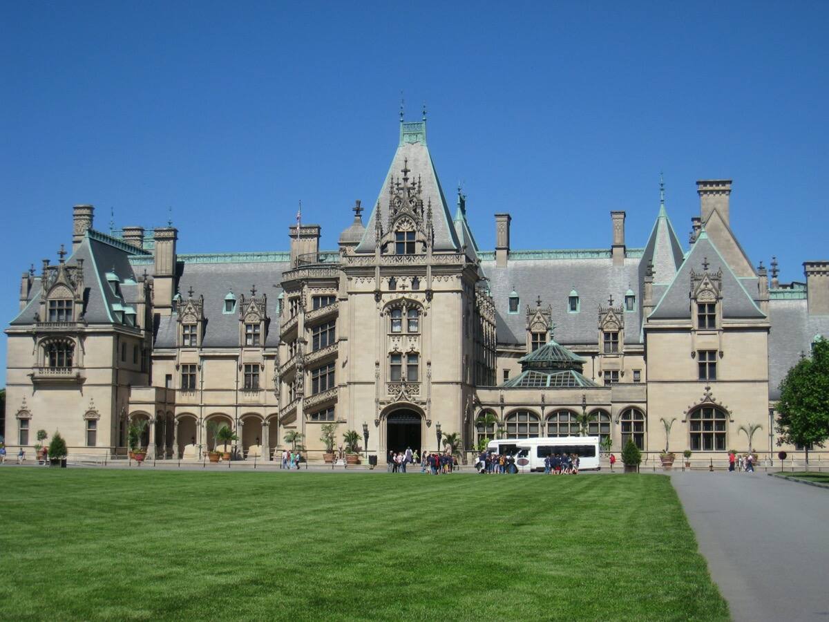 Biltmore Estate mansion in Asheville NC
