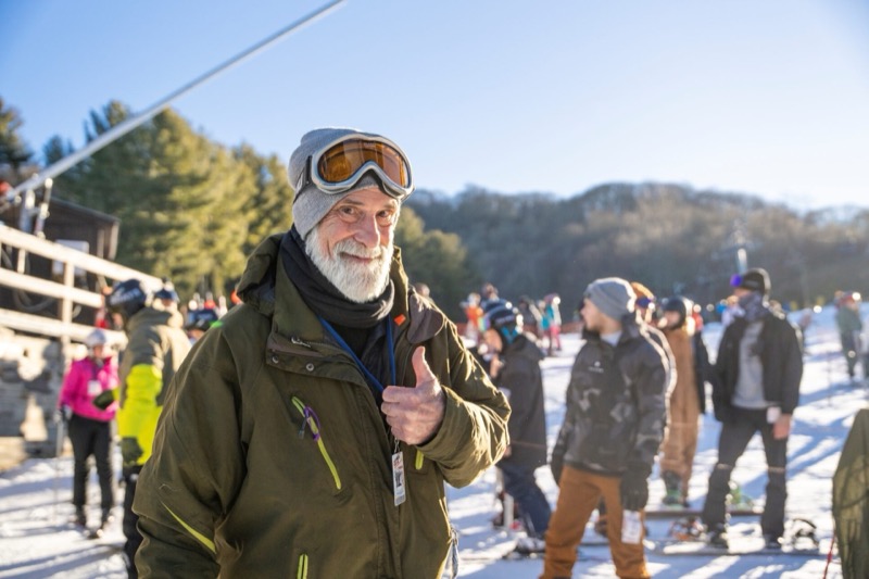 Gem mining flume in Western NC mountains