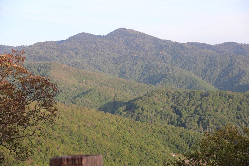 Waterrock Knob overlook on the Blue Ridge Parkway in Western NC